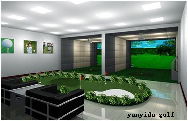yunyida高尔夫模拟器厂家体育运动行业实现体育用品市场自由购买