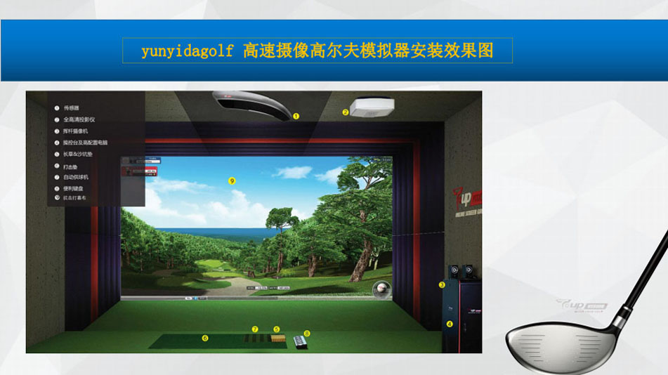 为yunyida品牌发展助力 愿山东模拟高尔夫品牌能成为新品牌的好伙伴为好品牌发
