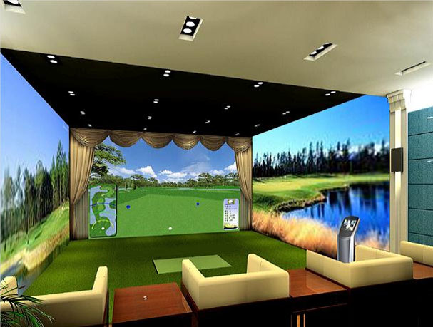yunyida5高速摄像模拟高尔夫球场模拟系统 球场软件100个 持续更新中