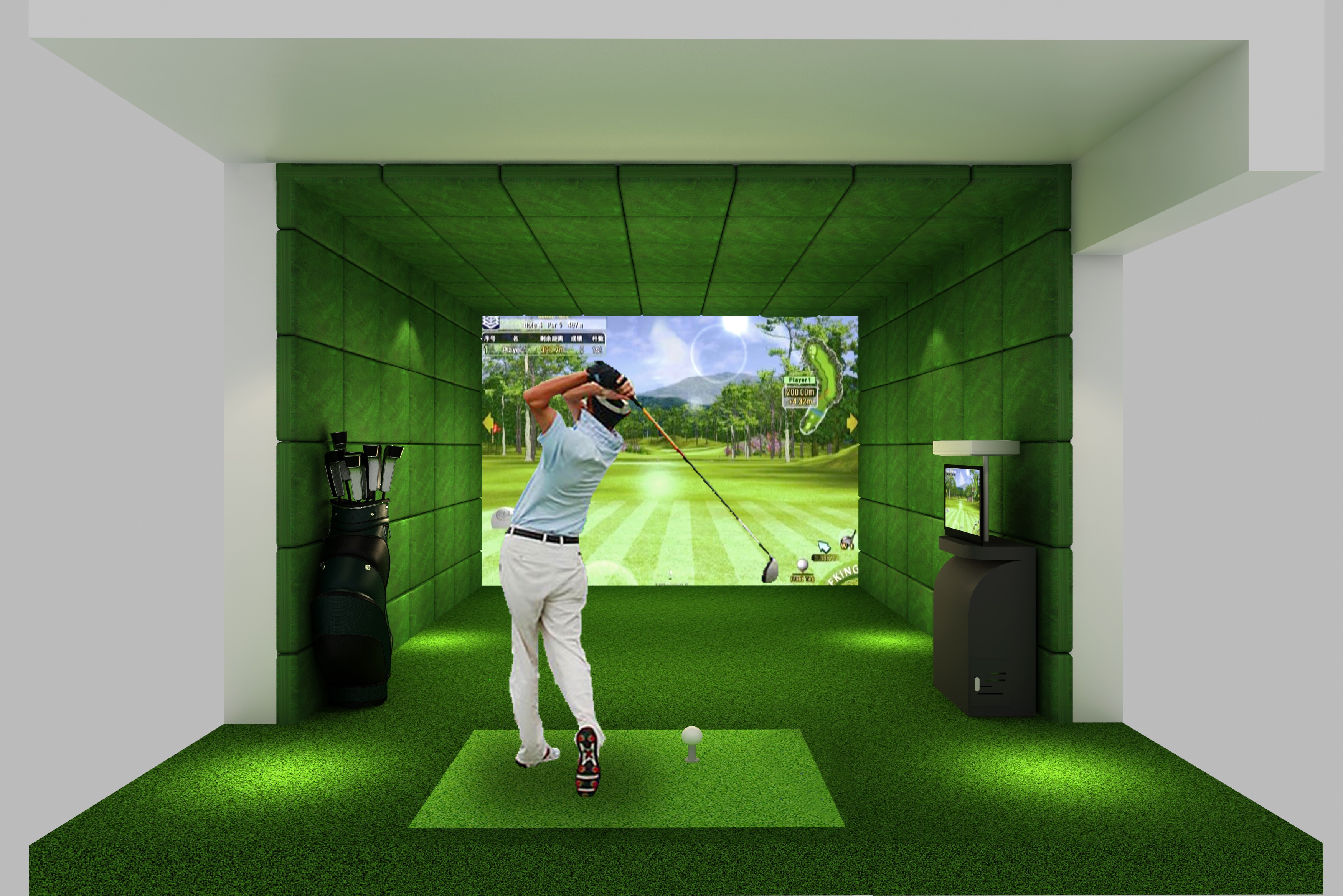 广东高尔夫模拟器供应黄金发展的下一个10年 广大用户也在这个发展中迎来了高