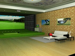 高尔夫模拟器设备品牌供应 十大优势供用户选择是职业球员常用的训练系统