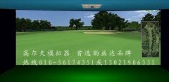 杭州高尔夫模拟器专业教学机构练习场球会进行教学及营业专业设备